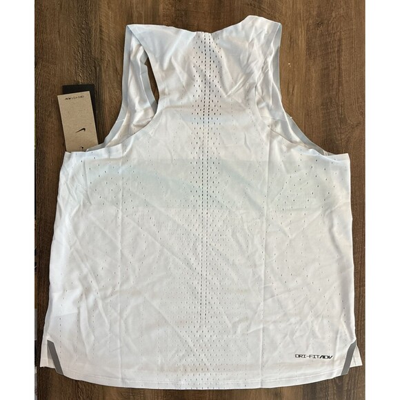 Nike Women Large Aeroswift Singlet Oregon Track Club Green White DR5851-100 - Picture 5 of 5